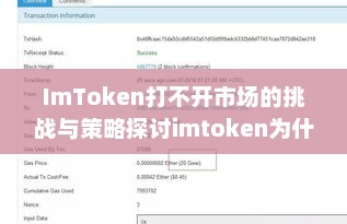 ImToken打不开市场的挑战与策略探讨imtoken为什么打不开